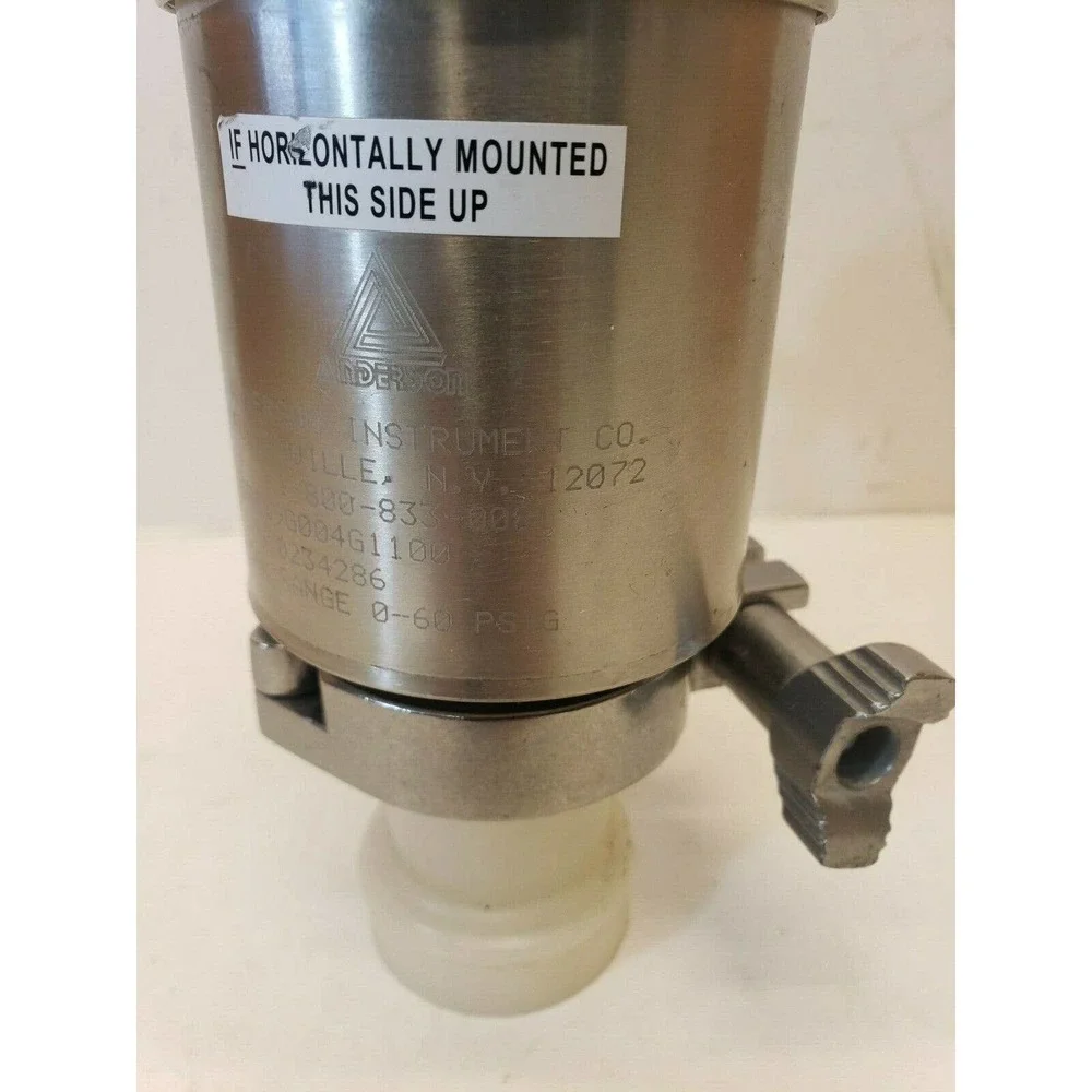 Anderson Negele Pressure Sensor Transmitter sr069G004G1100 Range 0-60 PSIG